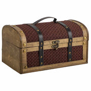 Baule in legno marrone 35x21x19h