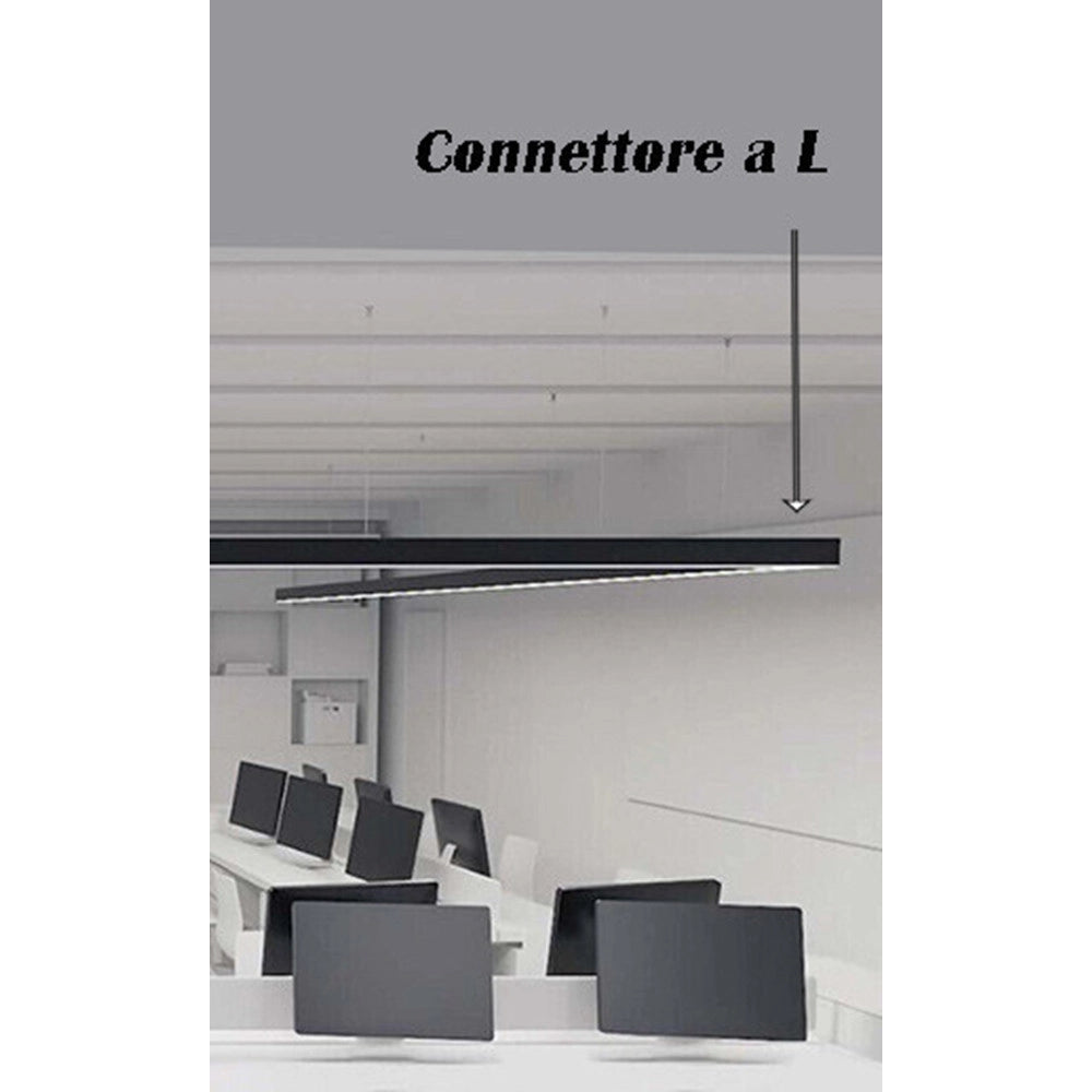 Trade Shop - Lampada Di Raccordo Connettore A L Per Lampadario 12w Luce Selezionabile Cct Ll57-l-3c -