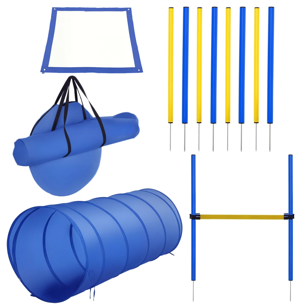 Set Agility per Cani ¨C Minimal ¨C Giallo e Blu