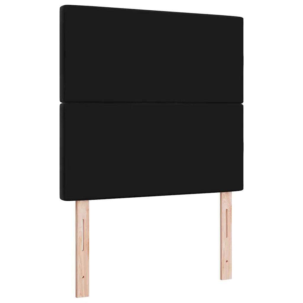 Testiera LED con luci a strisce a LED Nero 90 cm Velluto 3338350