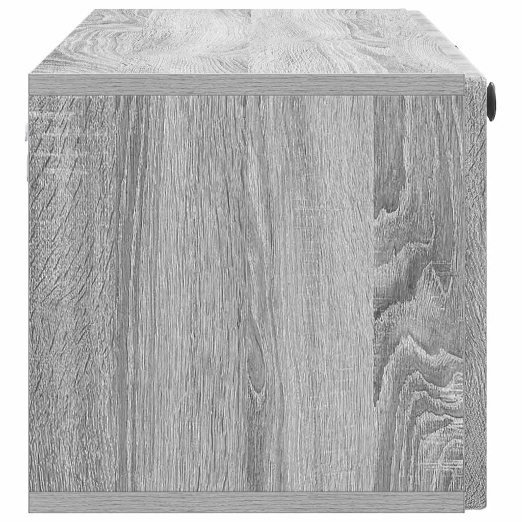 Mobile Porta TV da Muro-Credenza per TV sospesa Grigio Sonoma 98 x 31 x 30 cm 991579