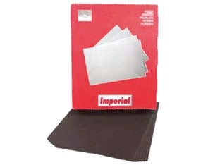 CARTA ABRASIVA IMPERMEABILE IN FOGLI- - grana 180 - 100 pezzi IMPERIAL