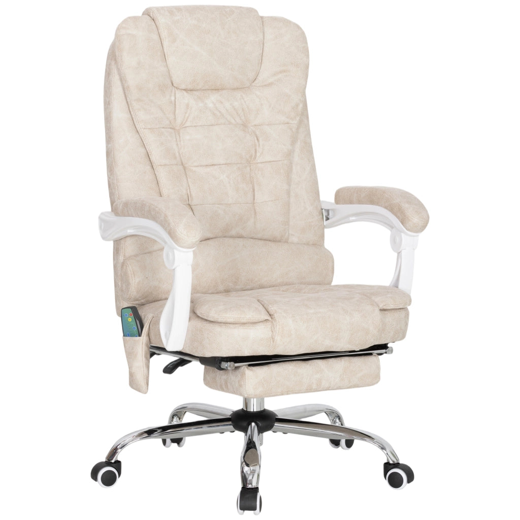 Sedia Massaggiante in Tessuto ¨C Minimal ¨C Crema