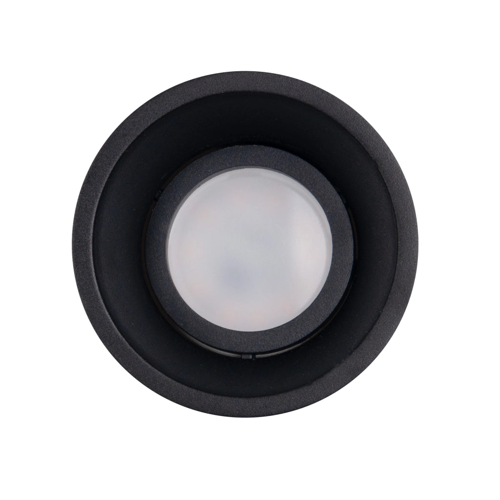 Faretto incasso rotondo nero GU10 50W Deep Maxlight