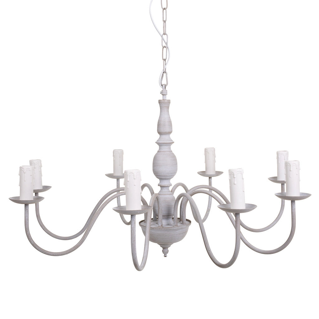 Lampada a sospensione grigia 77x77x134h