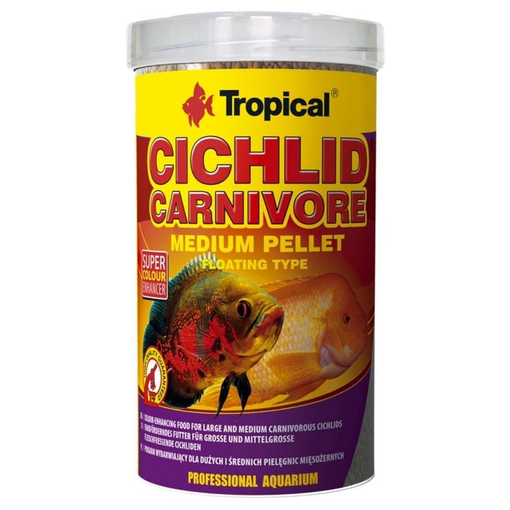 Tropical Cichlid Carnivore Medium Pellet Formato: 500 ml