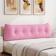 Cuscino per Schiena Rosa 160 x 24 x 50 cm Tessuto 42014543