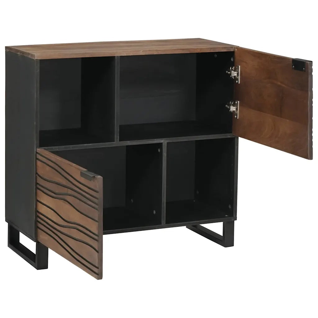 Credenza Marrone 80 x 33 x 75 cm legno massello di mango 4018035