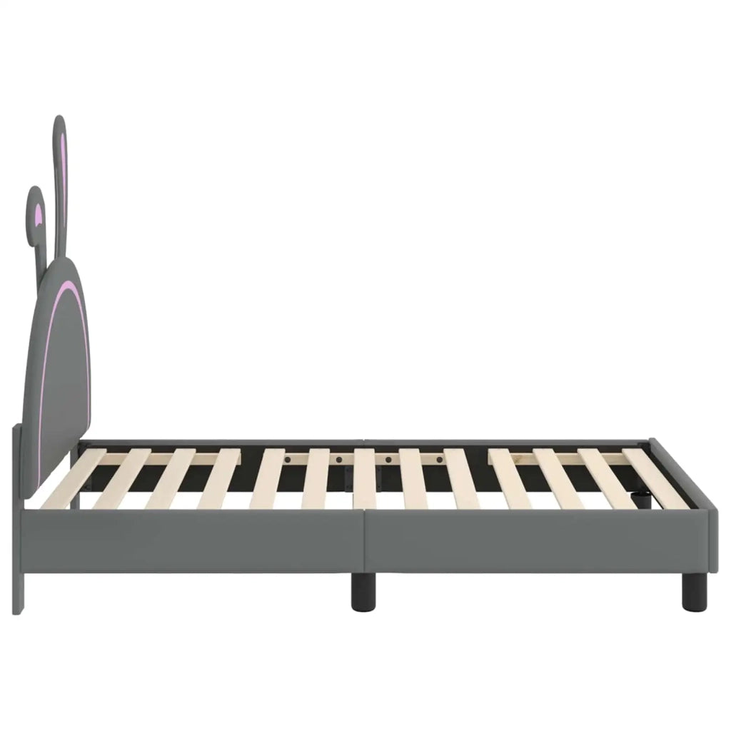 Struttura letto bambini con testata Grigio chiaro 80 x 160 cm 42011193