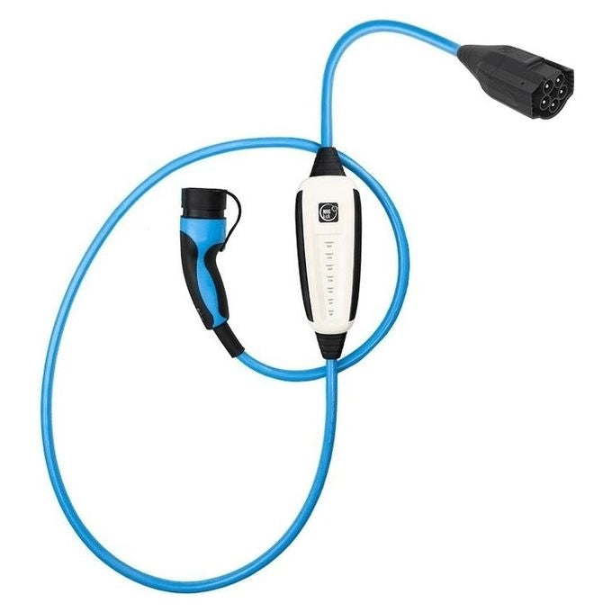 NRGkick 12101000 Pure Wallbox Mobile Tipo 2 10 m 22 kW 32 A Wi-Fi Bluetooth IP67 IP69K colore Blu