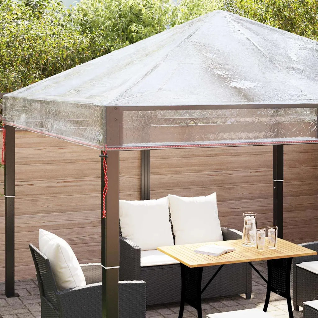 Sostituzione Copertura Gazebo Trasparente 300 x 300 x 26 cm PVC CFW8234608