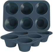 Muffinatura in silicone per muffin, cupcake e cake, 27,8 x 19 x 5 cm, 2 pezzi