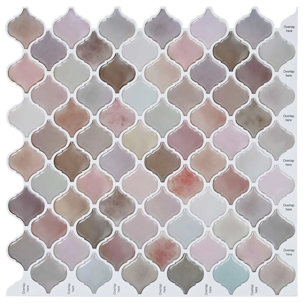 Piastrella Lanturn 50 pcs Beige 27 x 27 cm Poliuretano e PET