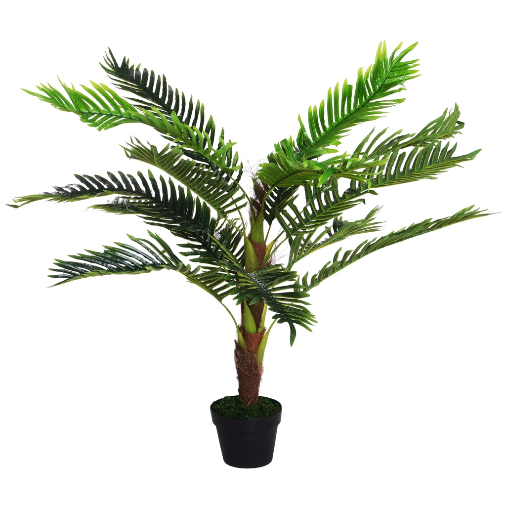 Palma Cycas Artificiale ¨C Minimal ¨C Verde 123cm con Vaso