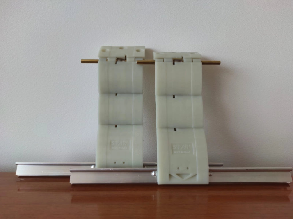 Motori Tapparelle 100 kg 50 Nm Kit Sicurezza Anti Sollevamento Rullo da 130 cm a 165 cm Completo con Blocchi di Sicurezza