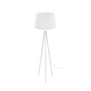 Lampada da terra treppiede bianca con paralume Tripod bianco DECOBI2736