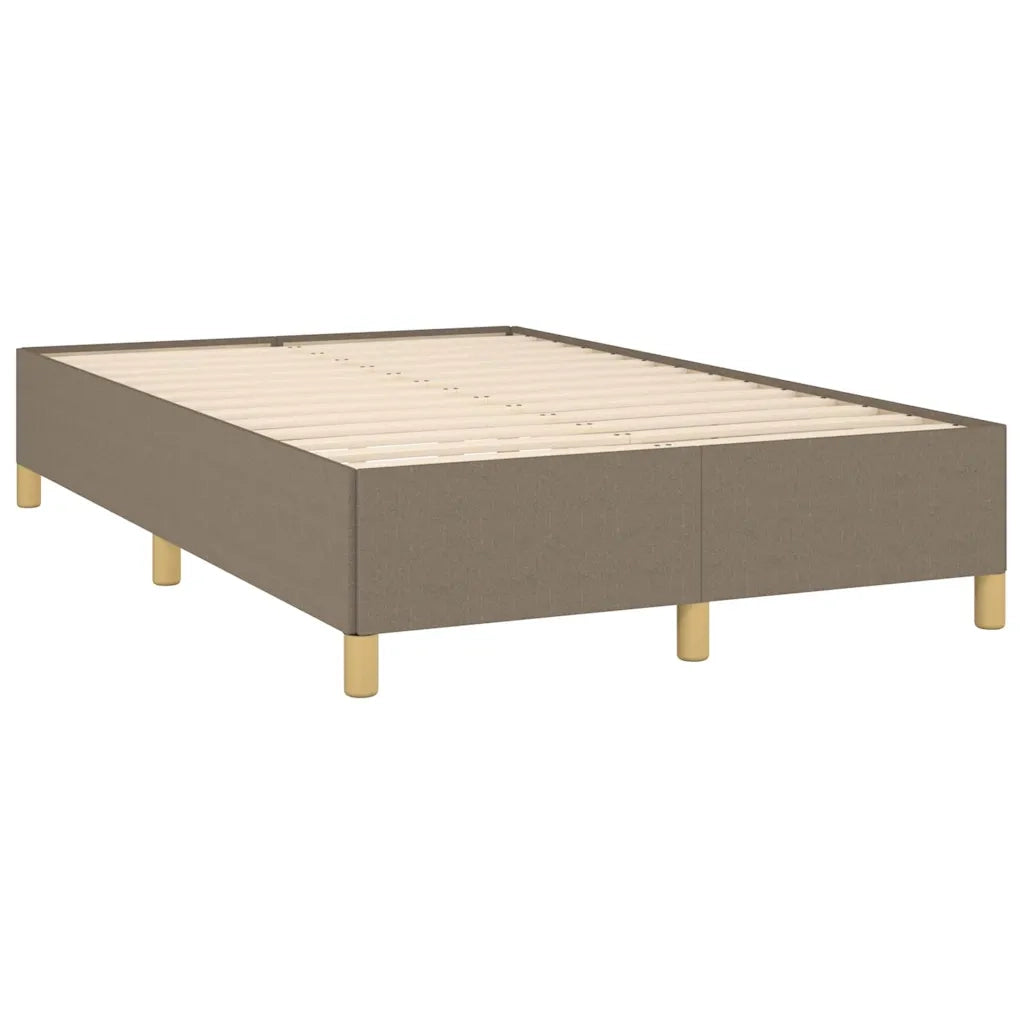 Giroletto a Molle con Materasso Tortora 120x190 cm in Tessuto 3270394