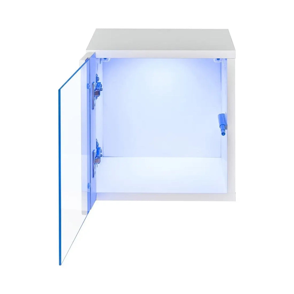 Set mobili da soggiorno SWITCH XXI – LED – Nero lucido – Composizione murale design