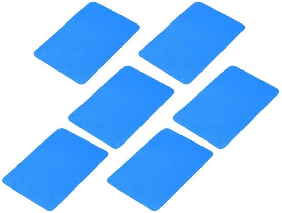 Set di riparazione per barche gonfiabili - 6 pezzi di patch in PVC - soluzione di riparazione impermeabile