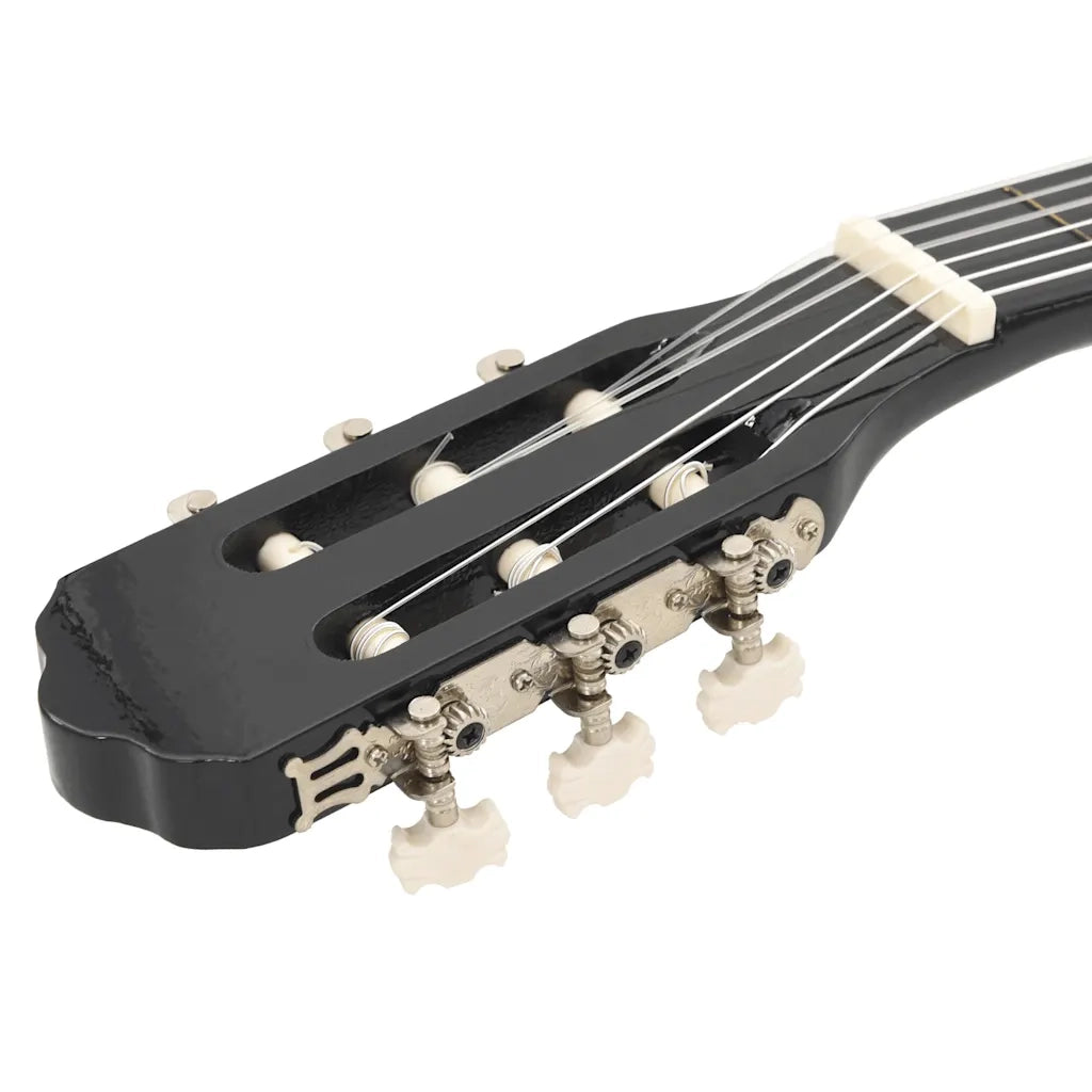 Set Chitarra Western 12 pz con Equalizzatore e 6 Corde Nera 70139