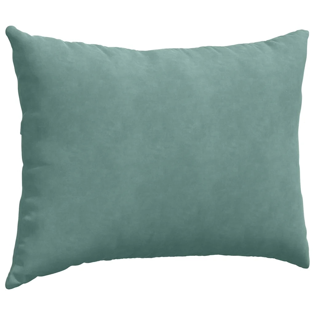 Cuscini da Divano 2 pz-Set di 2 Cuscini per Sofa Verde Mare 70 x 50 cm Tessuto in Cords