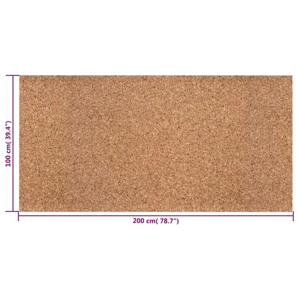 Rotolo di sughero Marrone 100 x 200 x 0,2 cm Sughero 42046465