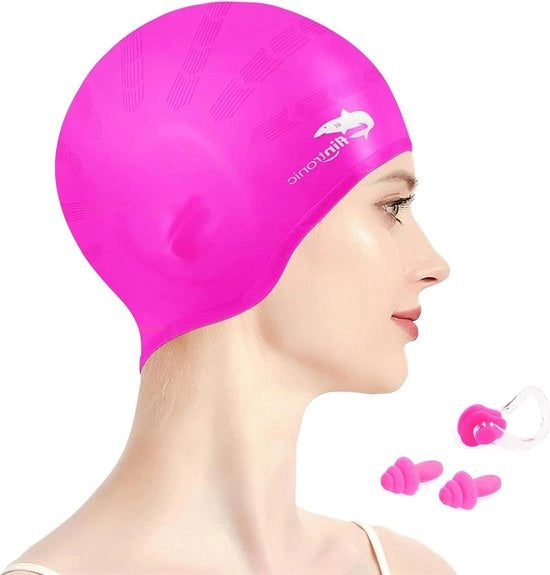 Badmutsi in Silicone per Capelli Lunghi - Impermeabili e Ipoadatti per Bambini Donne Uomini