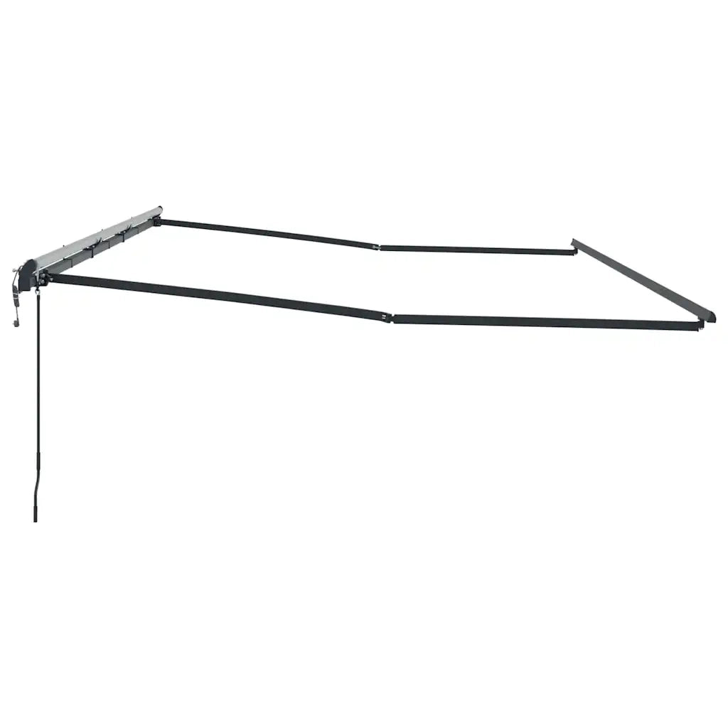 Tenda da Sole Antracite 6 × 3,5 m Metallo 313258