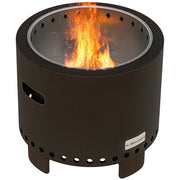 Braciere per esterno in metallo ¨C Minimal ¨C 45x45x42 cm nero bronzo
