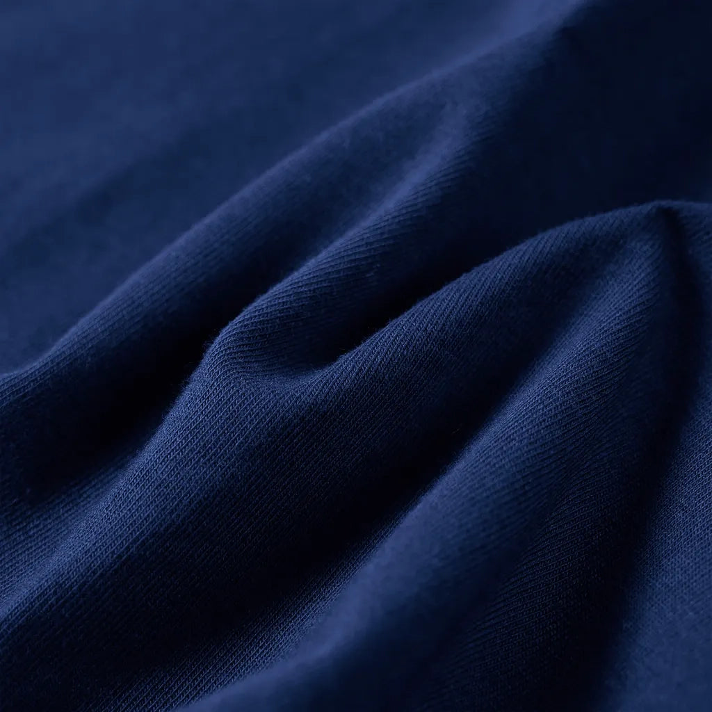 Maglietta da Bambina Maniche Lunghe Blu Marino 92