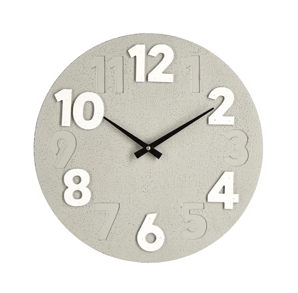 Orologio da parete Timing tortora ø40 cm