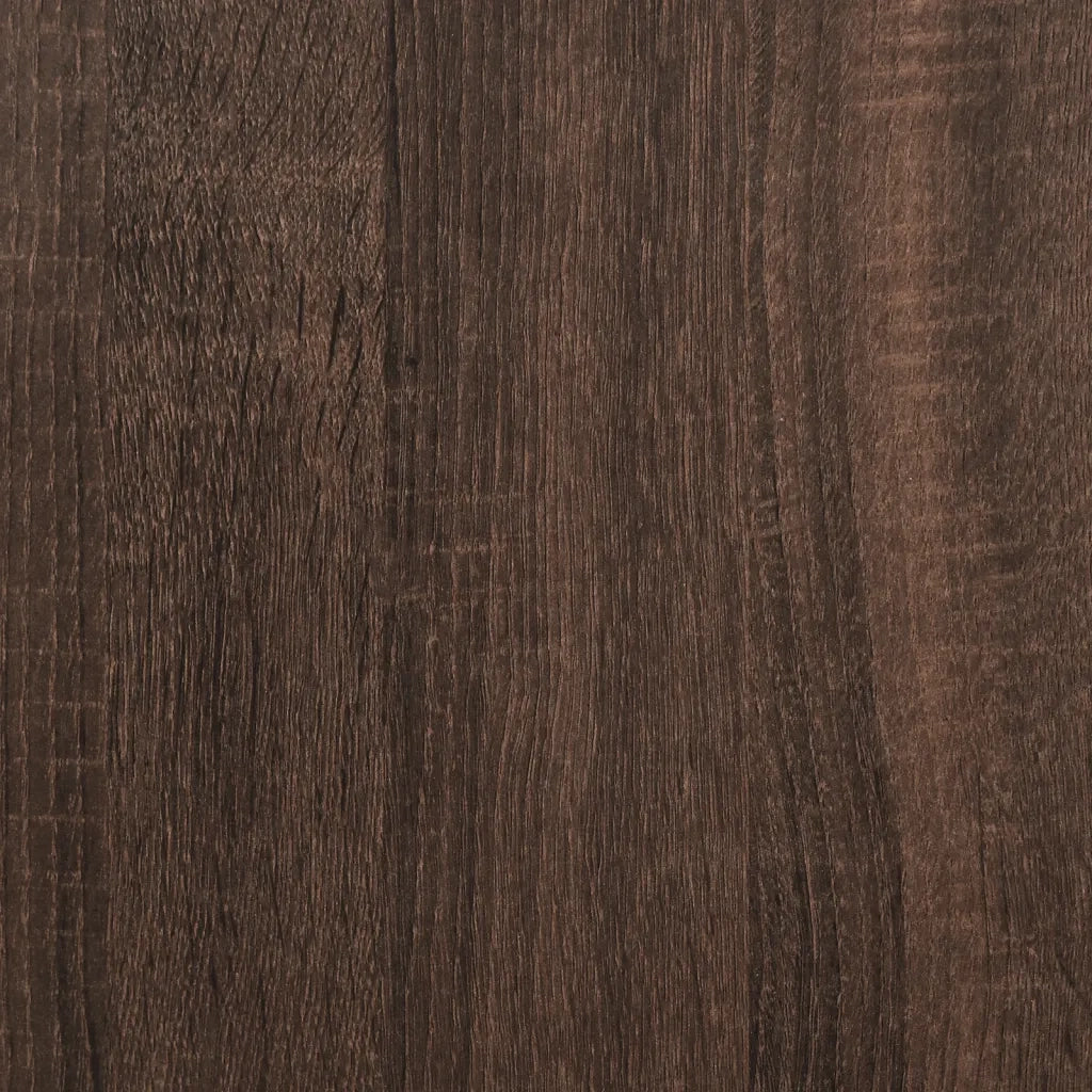 Giroletto senza Materasso-Struttura Letto Rovere Marrone 75x190cm in Truciolato 741376