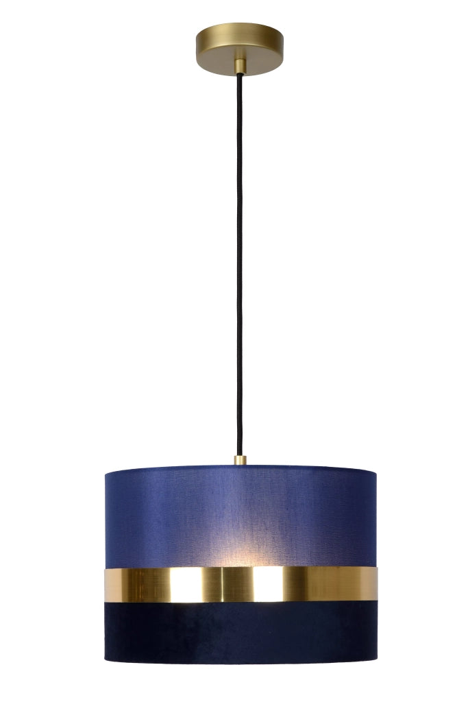 Lampada a sospensione blu oro EXTRAVAGANZA E27 40W Lucide