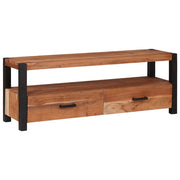 Mobile TV Marrone 110 x 30 x 40 cm legno massello di acacia 4104010