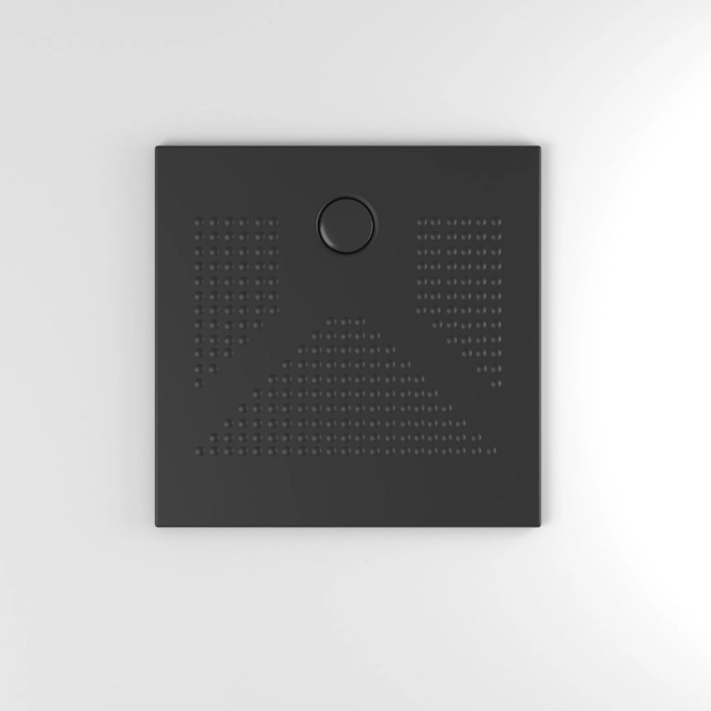 Piatto doccia quadrato 80x80 nero opaco