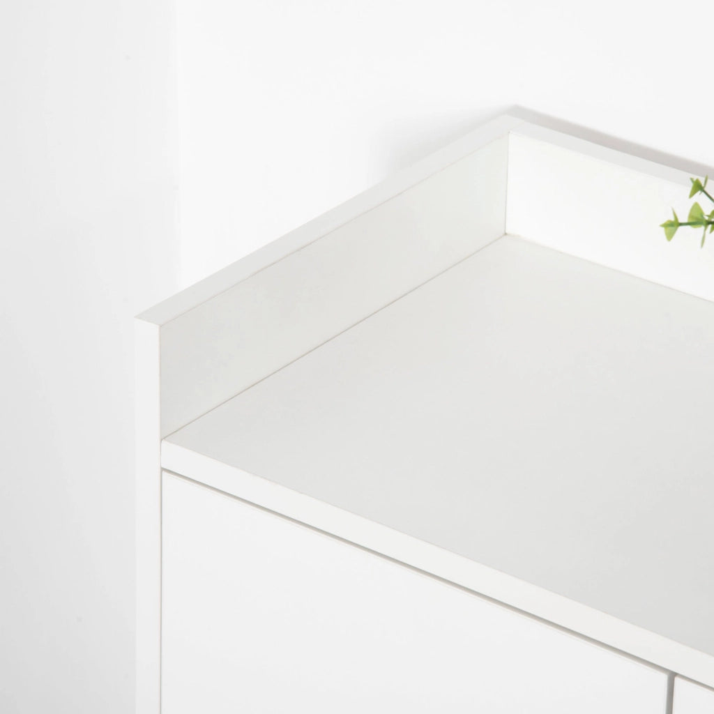 Mobile Scarpiera 60x30x92 cm in Legno Truciolare Bianco