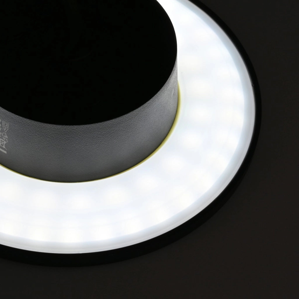 Applique esterna tonda nera Ø18 LED 12W CCT IP65 Videx