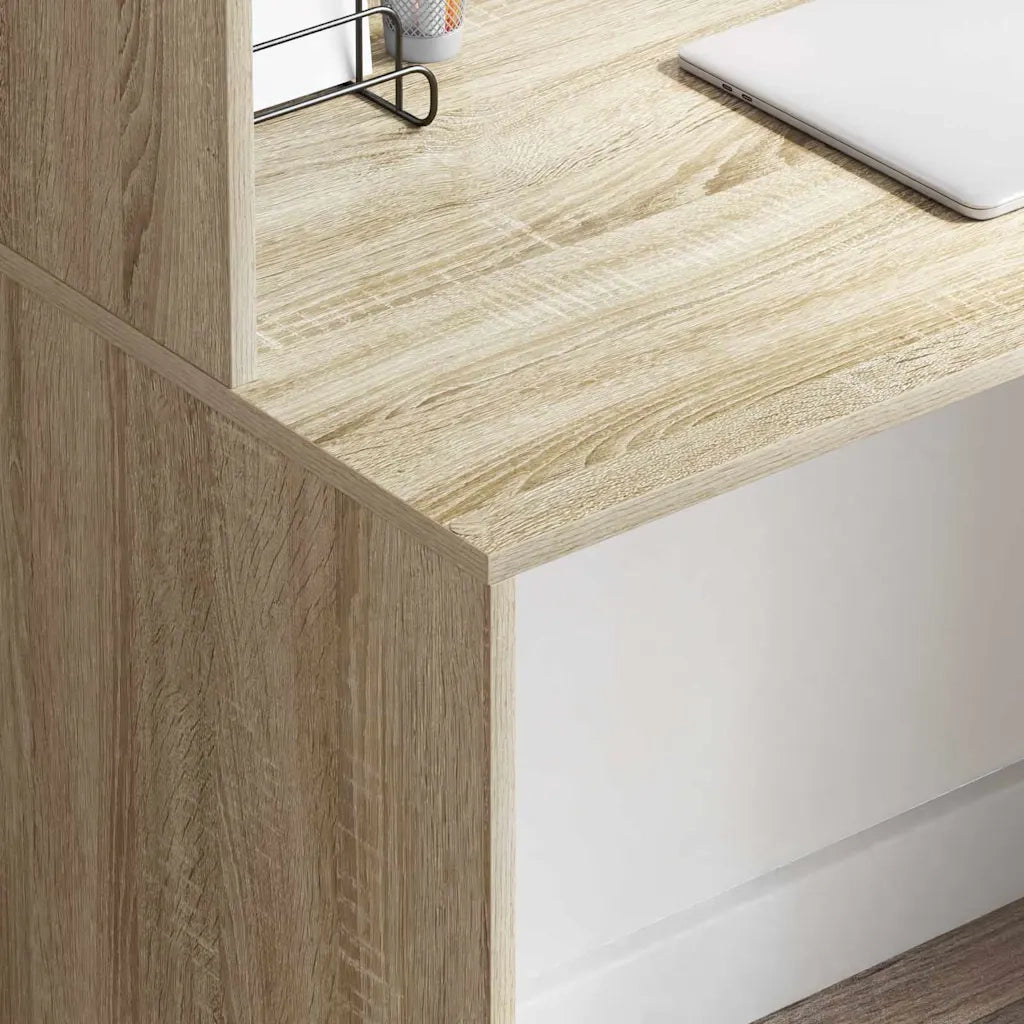 Scrivania | Tavolo da Ufficio rovere sonoma 102 x 50 x 124 cm Legno multistrato