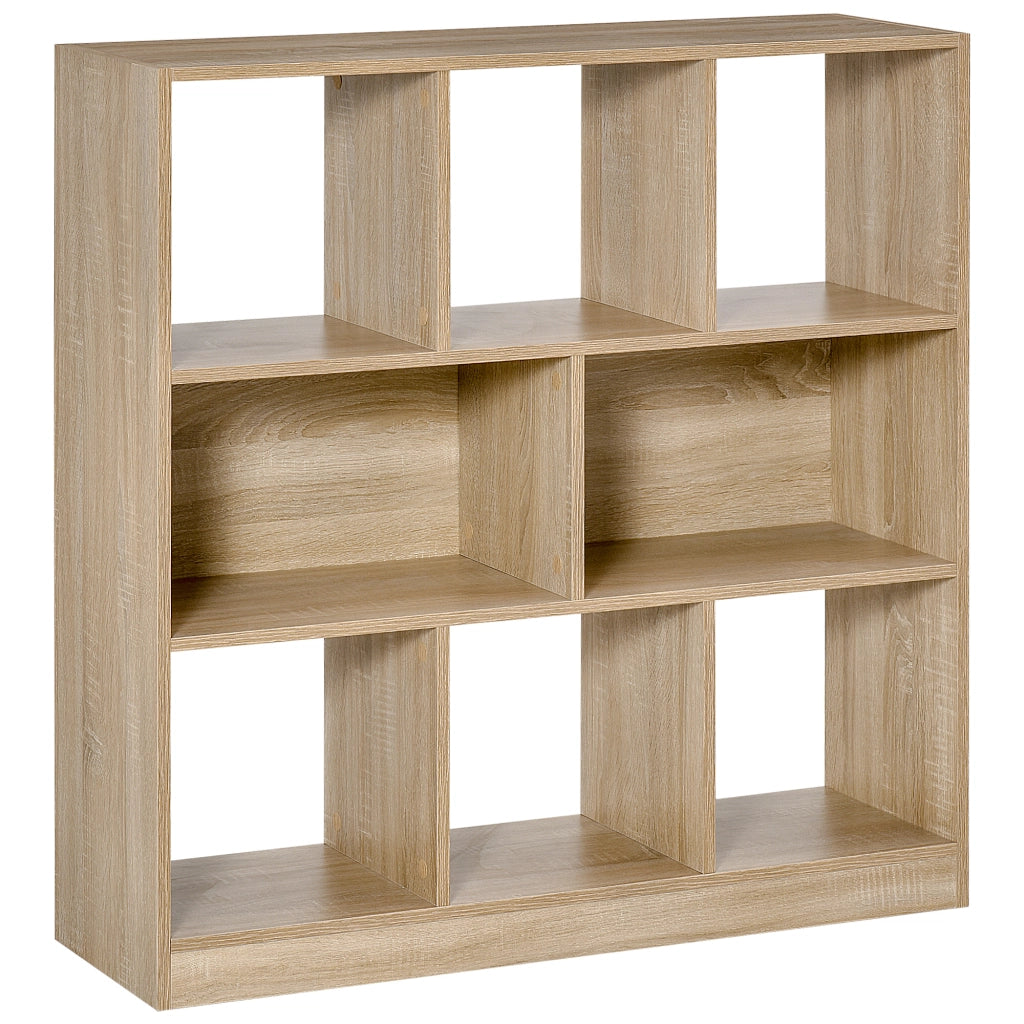 Libreria con 8 ripiani ¨C Xylo ¨C legno effetto rovere 97,5x30x100 cm