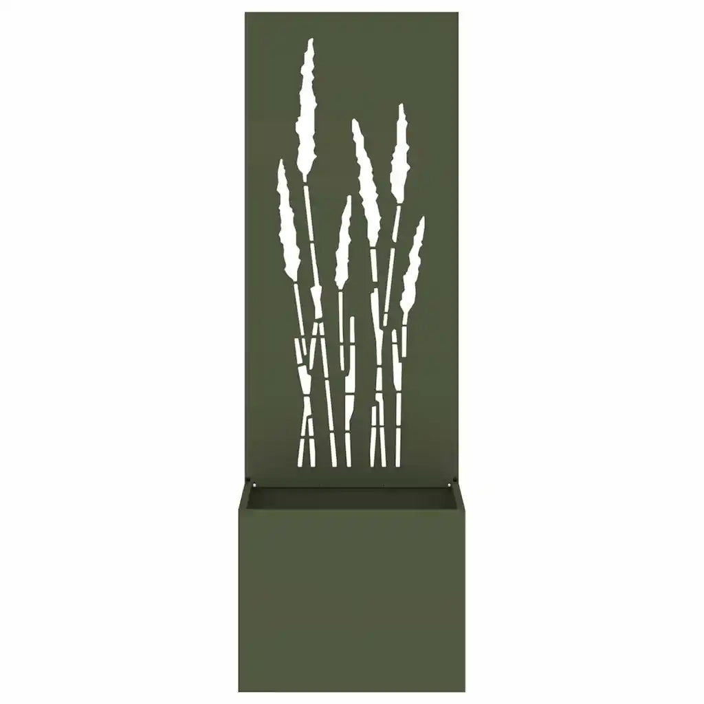 Schermo per privacy in giardino Oliver verde 50 x 150 cm 876465