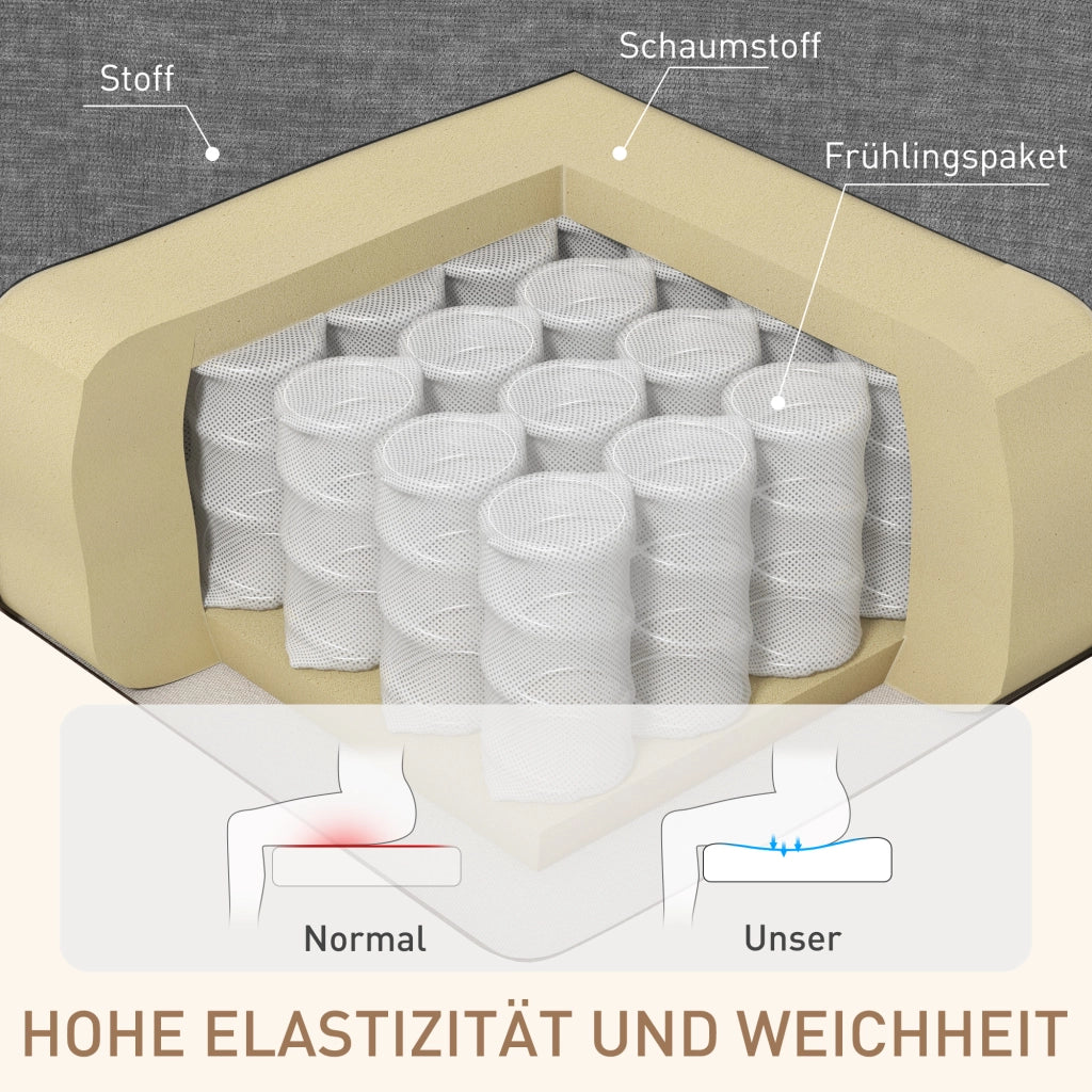 Poltrona Massaggiante Reclinabile e Girevole ¨C Minimal ¨C Grigio Scuro