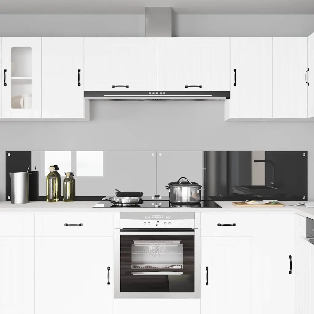 Rivestimento da Cucina 2 pcs Grigio scuro 120 x 40 cm 3415509