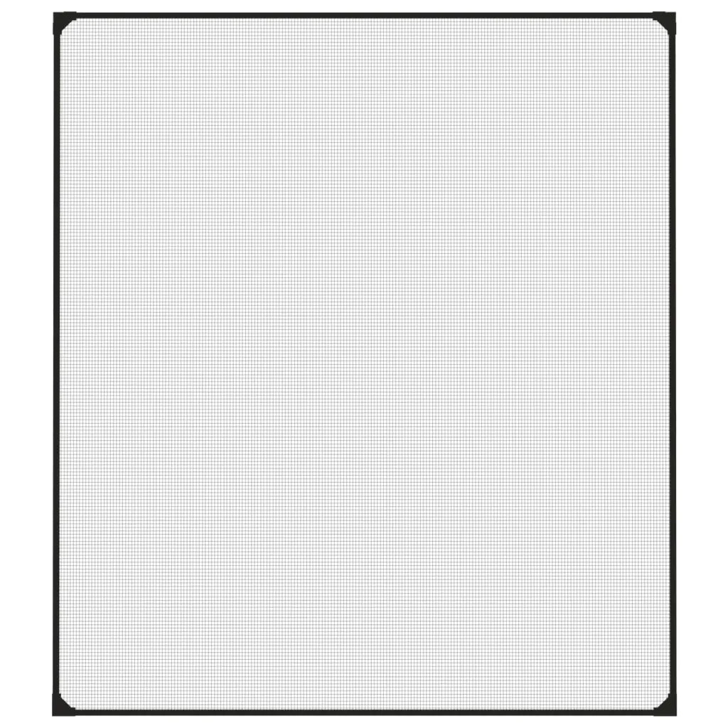 Zanzariera Magnetica per Finestre Antracite 120x140 cm 153854