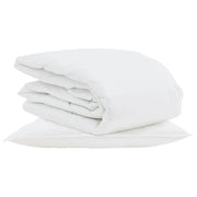Piumone | Duvet Estivo con cuscino 2 pz Bianco Piuma d'anatra
