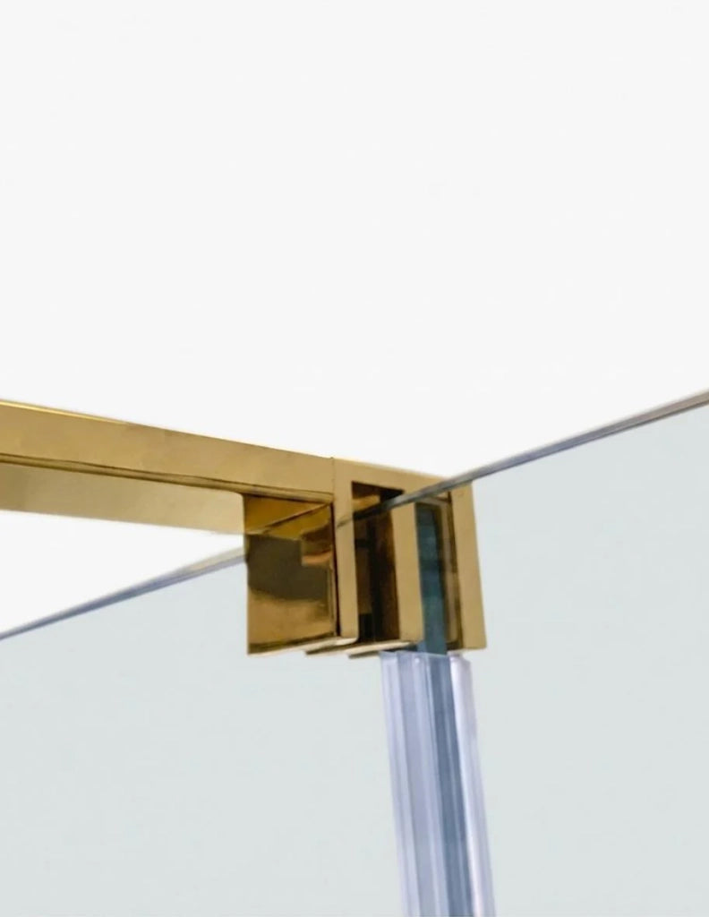 Porta doccia scorrevole 1+1 CIRENE (KENNA) Walk-in 120 cm Profilo Oro