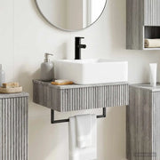 Lavabo da Parete Sonoma grigio 53 x 35 x 39 cm 890214