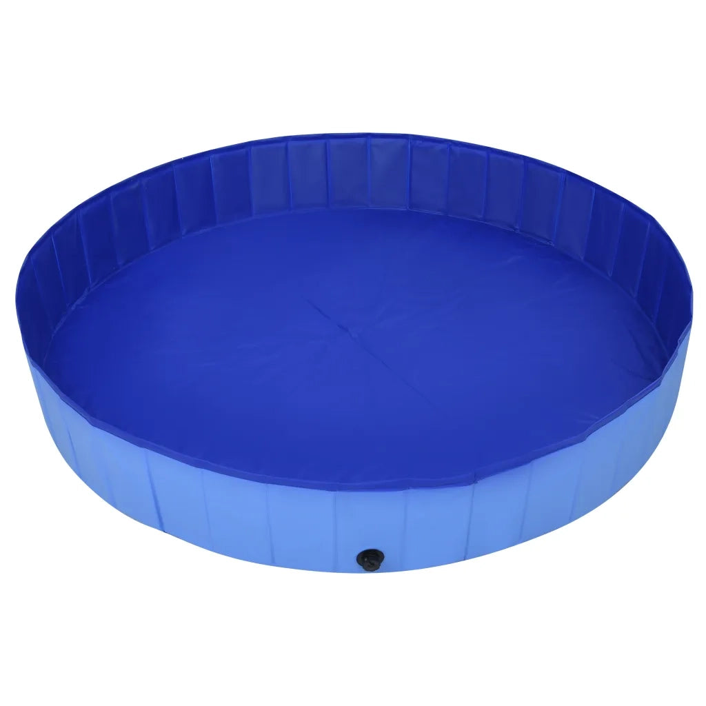 Piscina per Cani Pieghevole Blu 200x30 cm in PVC 92602