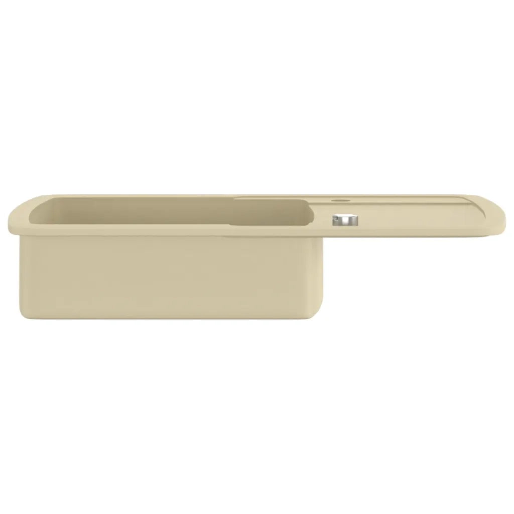 Lavello da Cucina in Granito Vasca Singola Beige 144852