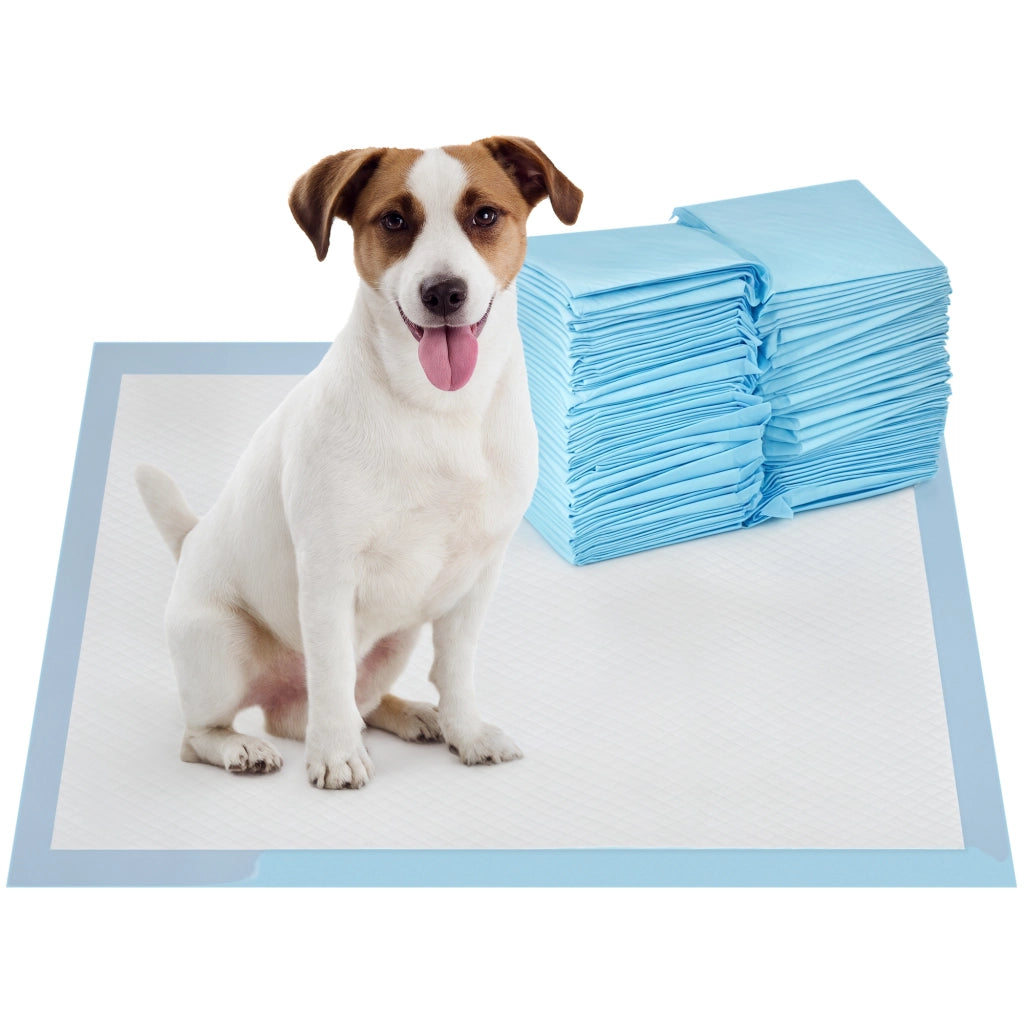 Tappetini Igienici per Cani ¨C Minimal ¨C Blu e Bianco 45x60 cm