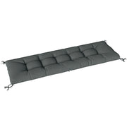 Cuscino per Pallet Amovibile ¨C Minimal ¨C Grigio Scuro 198x65x13cm